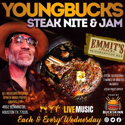 Steak Night with Youngbuck & Friends