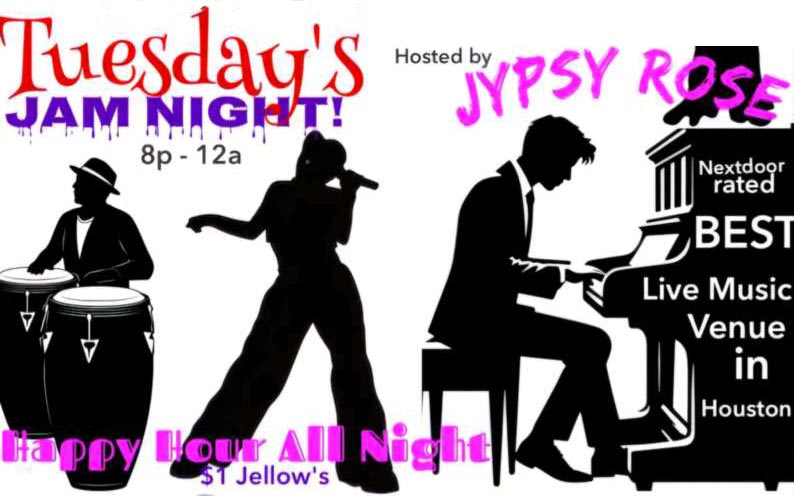 Tuesday Jam Night with Jypsy Rose