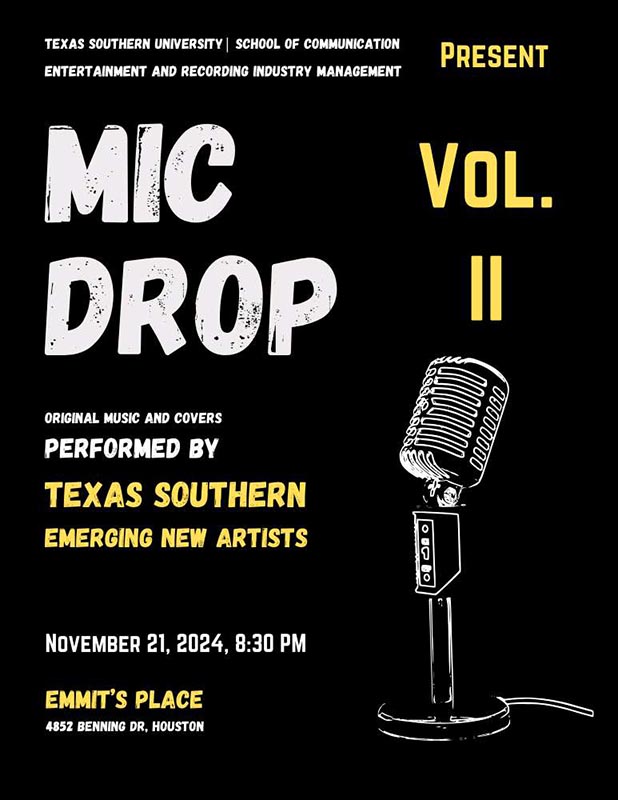 Mic Drop w. TSU Emerging New Artists