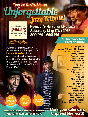 Unforgettable Jazz Tribute in Celebration of Horace Grigsby
