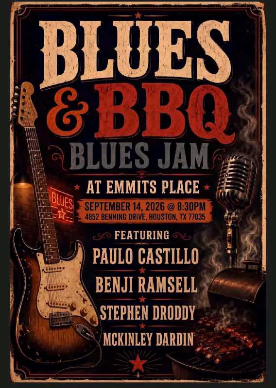 Blues & BBQ Monday Night Blues Jam