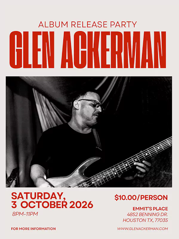 Glen Ackerman Album Release Party